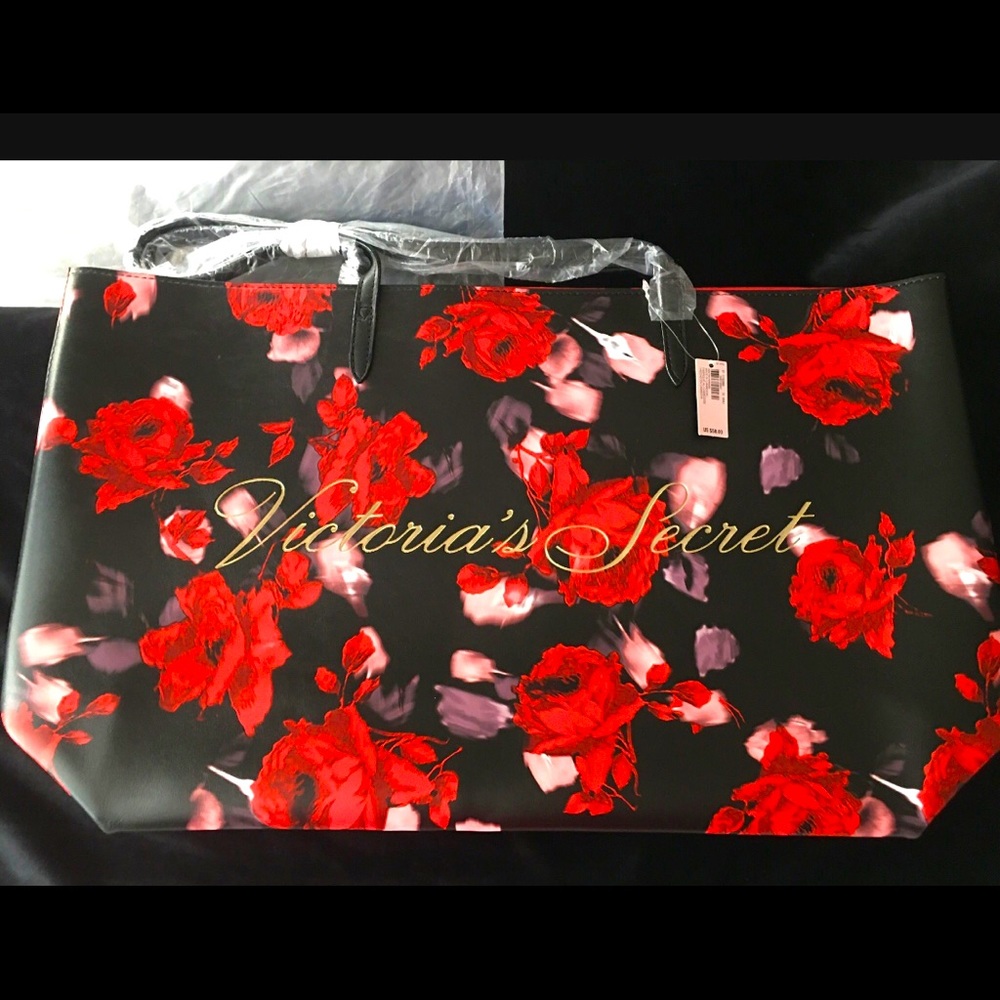 *FIRM ON PRICE* Brand New With Tags Victoria’s Secret Rose Tote Bag